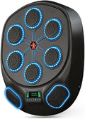 Smart Music Boxing Machine | 8 Target&Interactive Punching Trainer | ABS+EVA+PC Durable Construction | 5 Sensor Chips for Fast Punch Response | Secure Wall Mount | Fun Workout for Kids & Adults