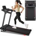 Foldable Walking Pad Treadmill with 0-15% Auto Incline for Home | 0.6-7.5MPH, with Handle Bar, Compact, Portable, 350Lbs Capacity, 3.0HP Low Noise, Running Machine