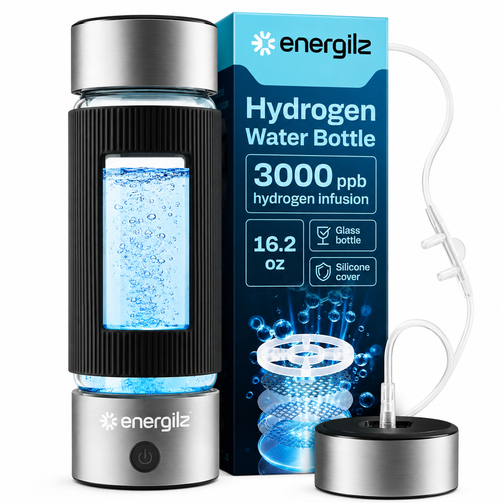 Botella de agua hidrogenada Performance Pro de 480 ml con tecnología SPE PEM
