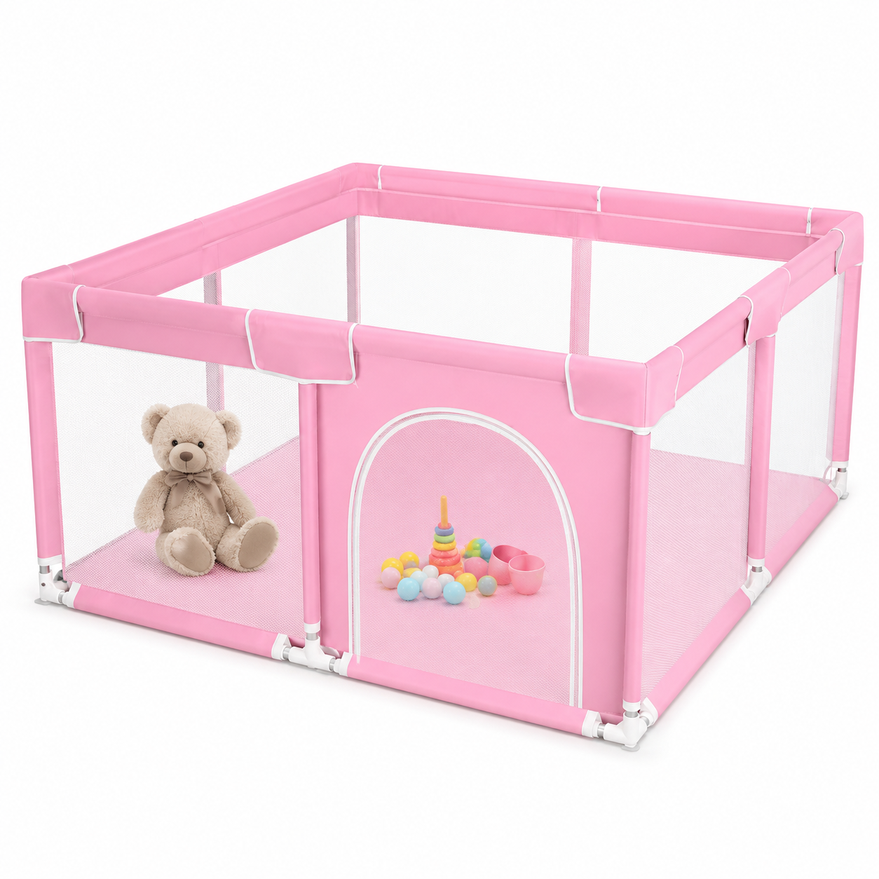 Corral Premium Plegable para Bebés | Espacio Seguro 360°
