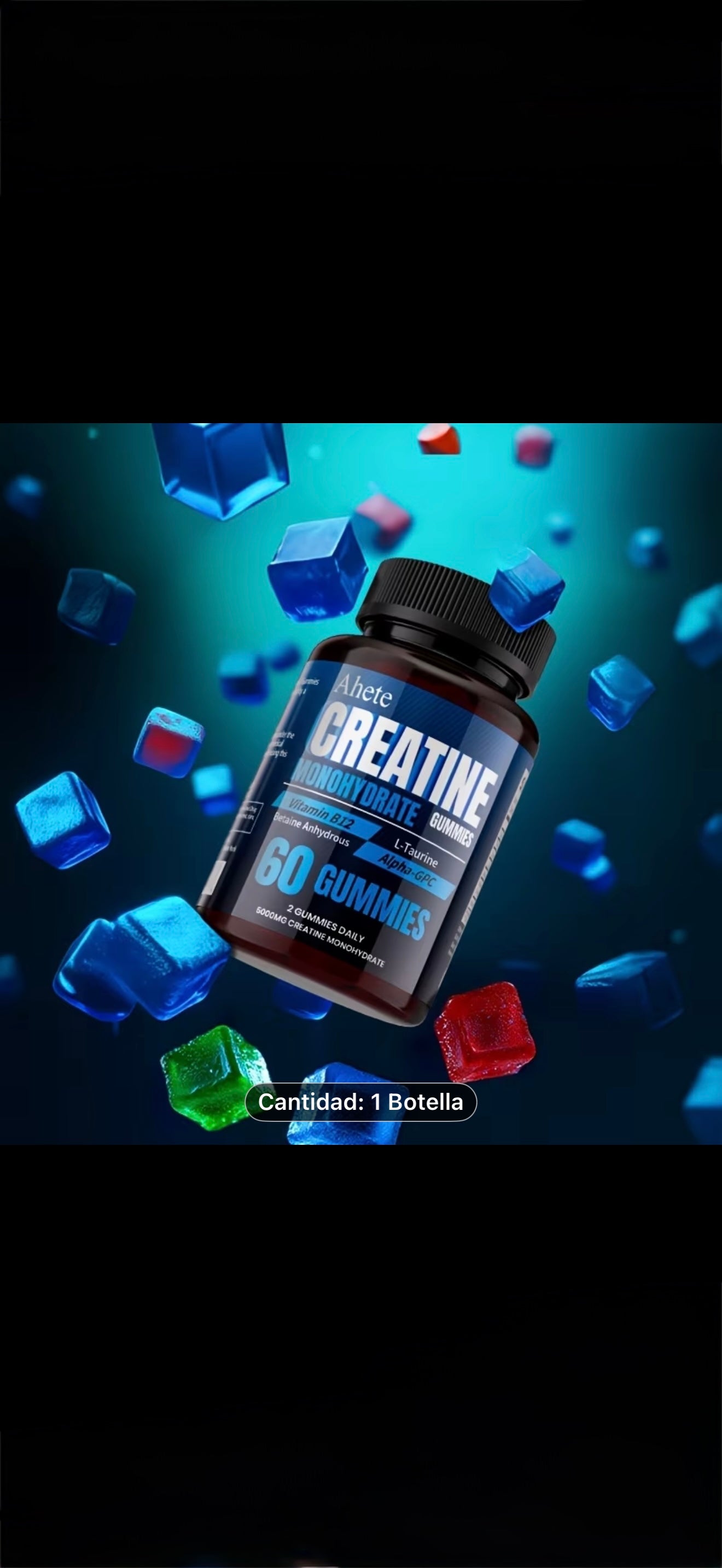 CREATINA MONOHIDRATADA EN GOMAS