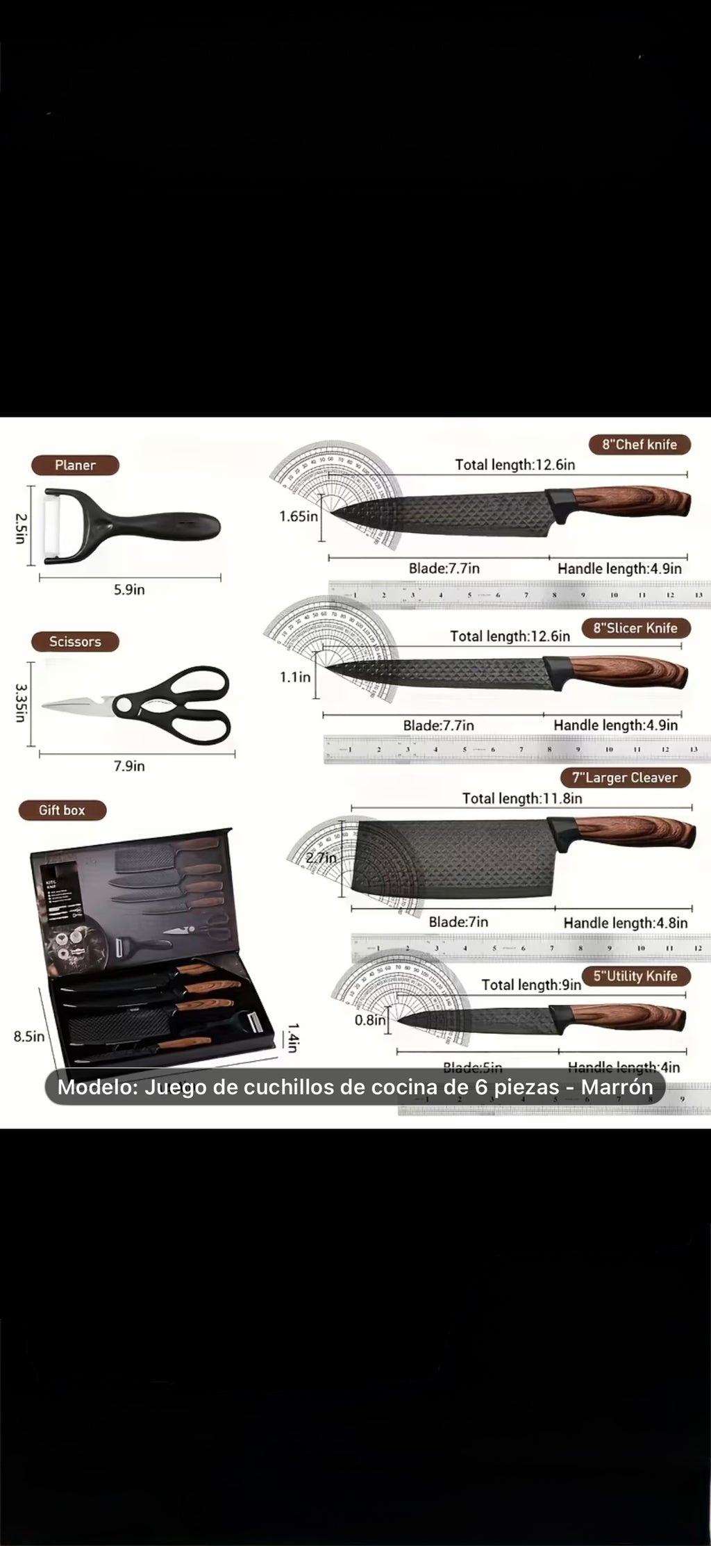 JUEGOS DE CUCHILLOS DE COCINA PROFESIONAL