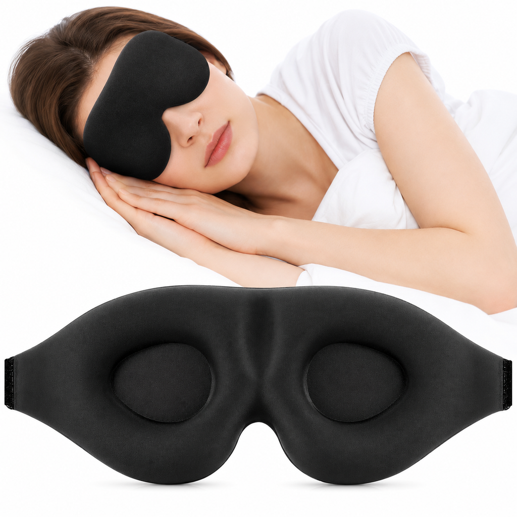 Máscara de dormir 3D Sleep Elite con bloqueo de luz y espuma viscoelástica
