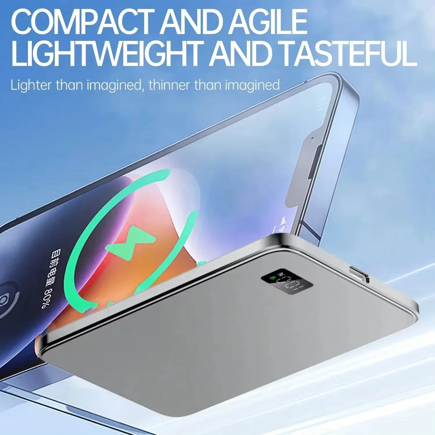 Magnetic Wireless Power Bank 50000Mah PD22.5W Fast Charging Magsafe External Battery for Iphone Samsung