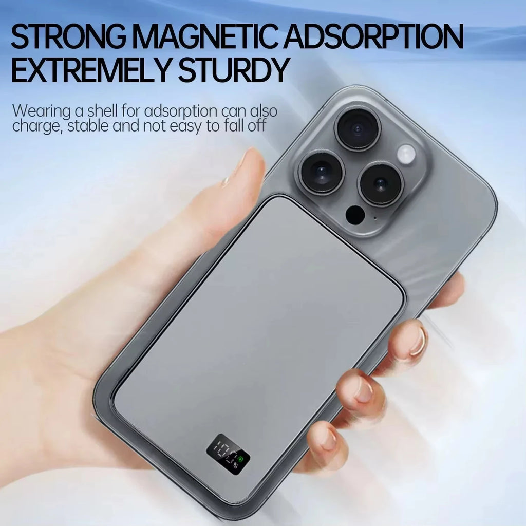Magnetic Wireless Power Bank 50000Mah PD22.5W Fast Charging Magsafe External Battery for Iphone Samsung