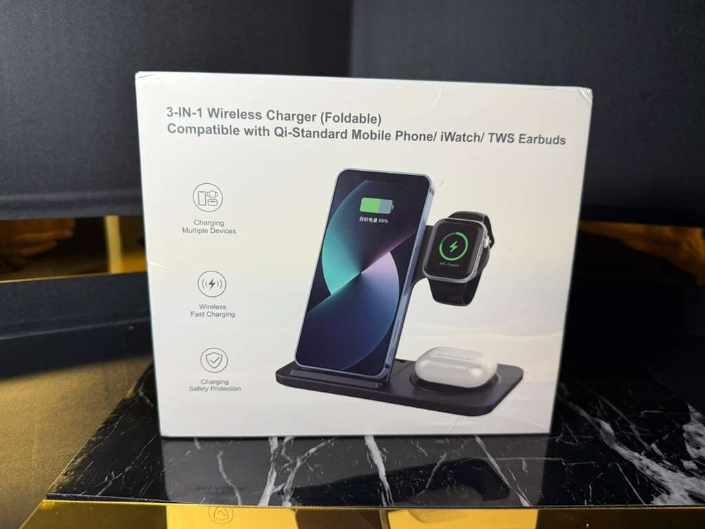 estación de carga inalámbrica 3 en 1 pro - edición minimalista