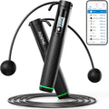 RENPHO Cordless Jump Rope, Weighted Jump Rope with Counter, Jump Ropes for Fitness, Smart Skipping Rope for Crossfit