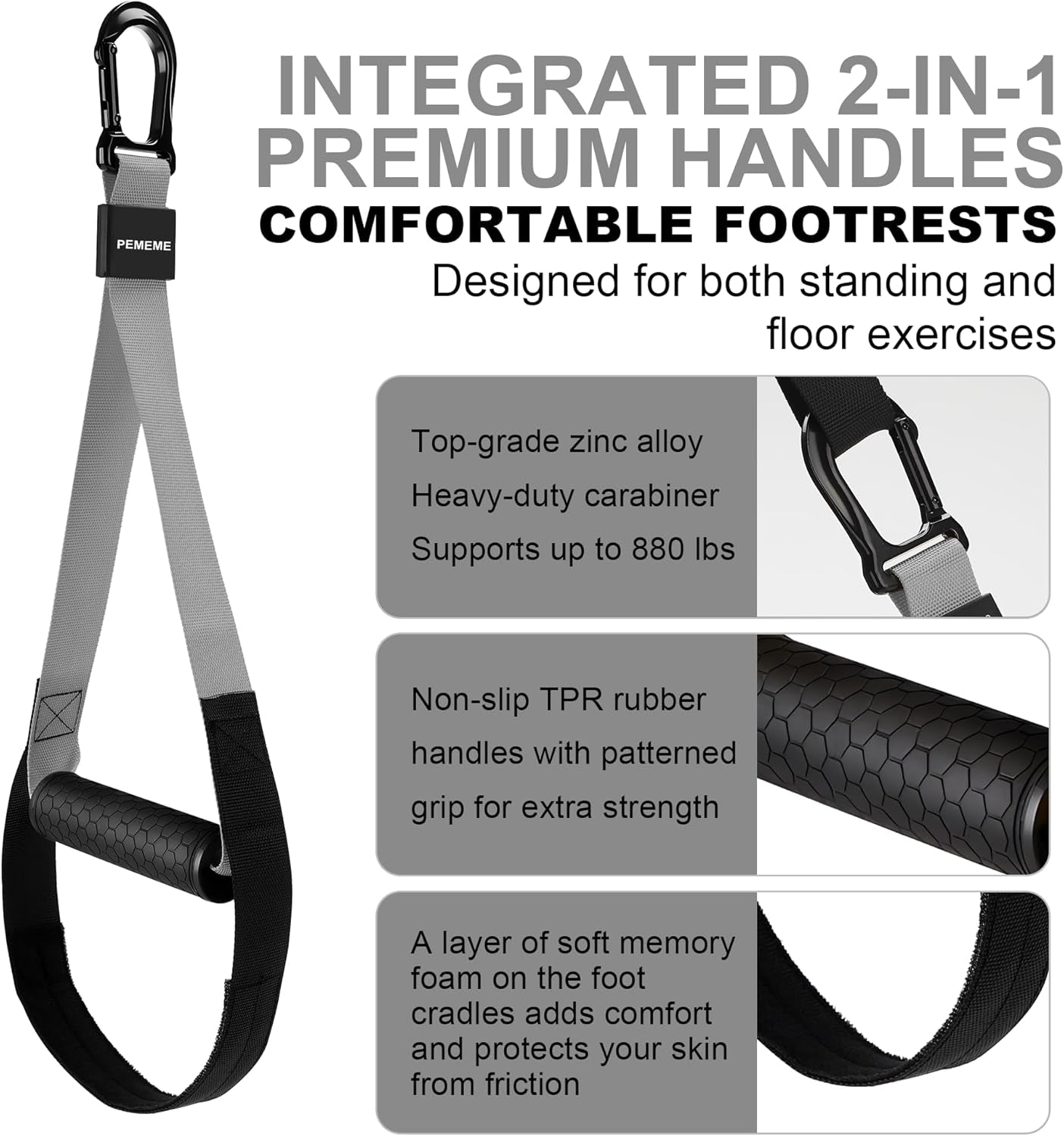 Home Resistance Training Kit with Adjustable Suspension Straps for Workouts | Home and Outdoor Full-Body Strength Training with Heavy-Duty Straps | Door Anchor, Handles, Carry Bag and Exercise Guide