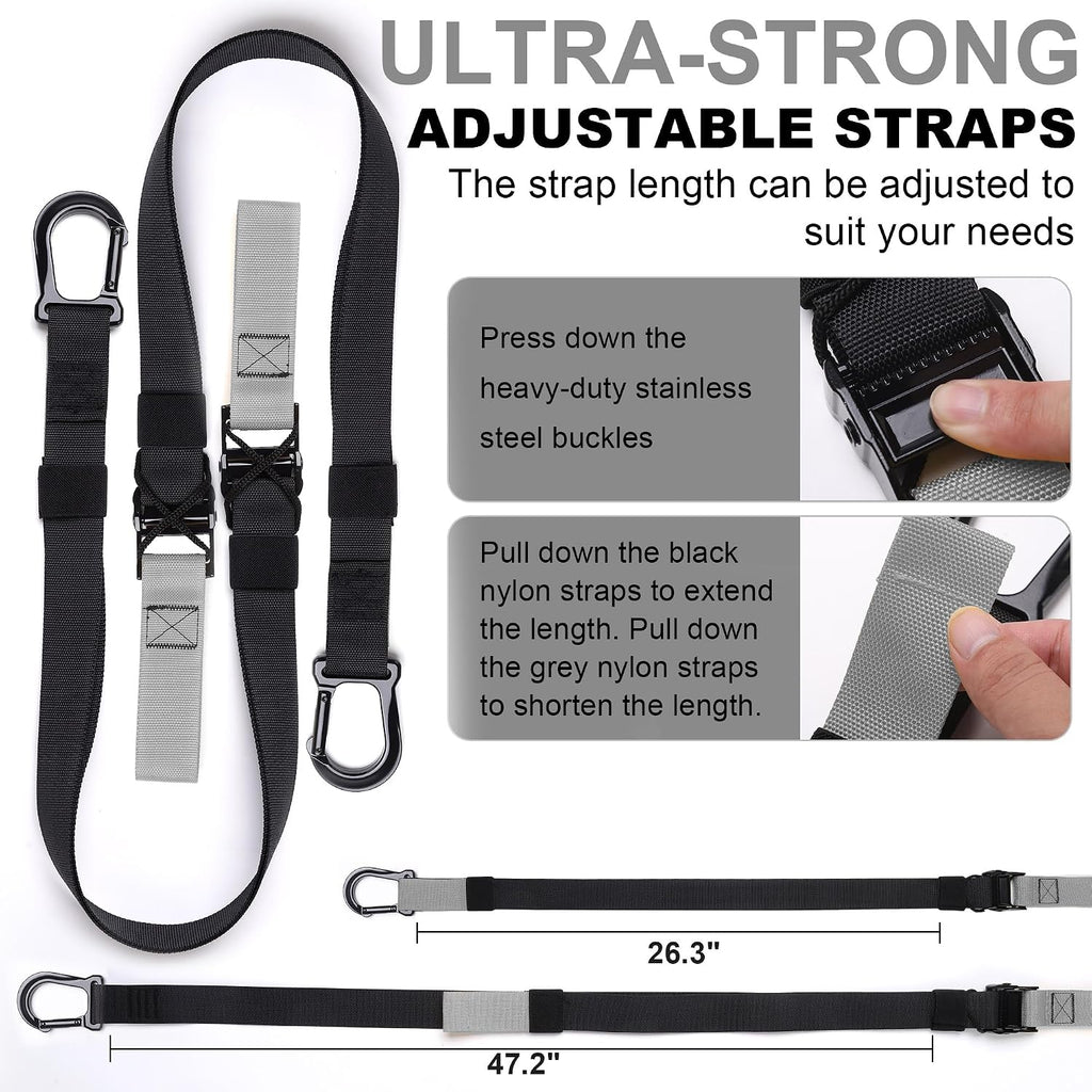 Home Resistance Training Kit with Adjustable Suspension Straps for Workouts | Home and Outdoor Full-Body Strength Training with Heavy-Duty Straps | Door Anchor, Handles, Carry Bag and Exercise Guide